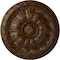 Ekena Millwork Kirke Ceiling Medallion (Fits Canopies up to 3 3/4"), 15 3/4"OD x 5/8"P, Root Beer Crackle CM16KIRBC - alternate 1